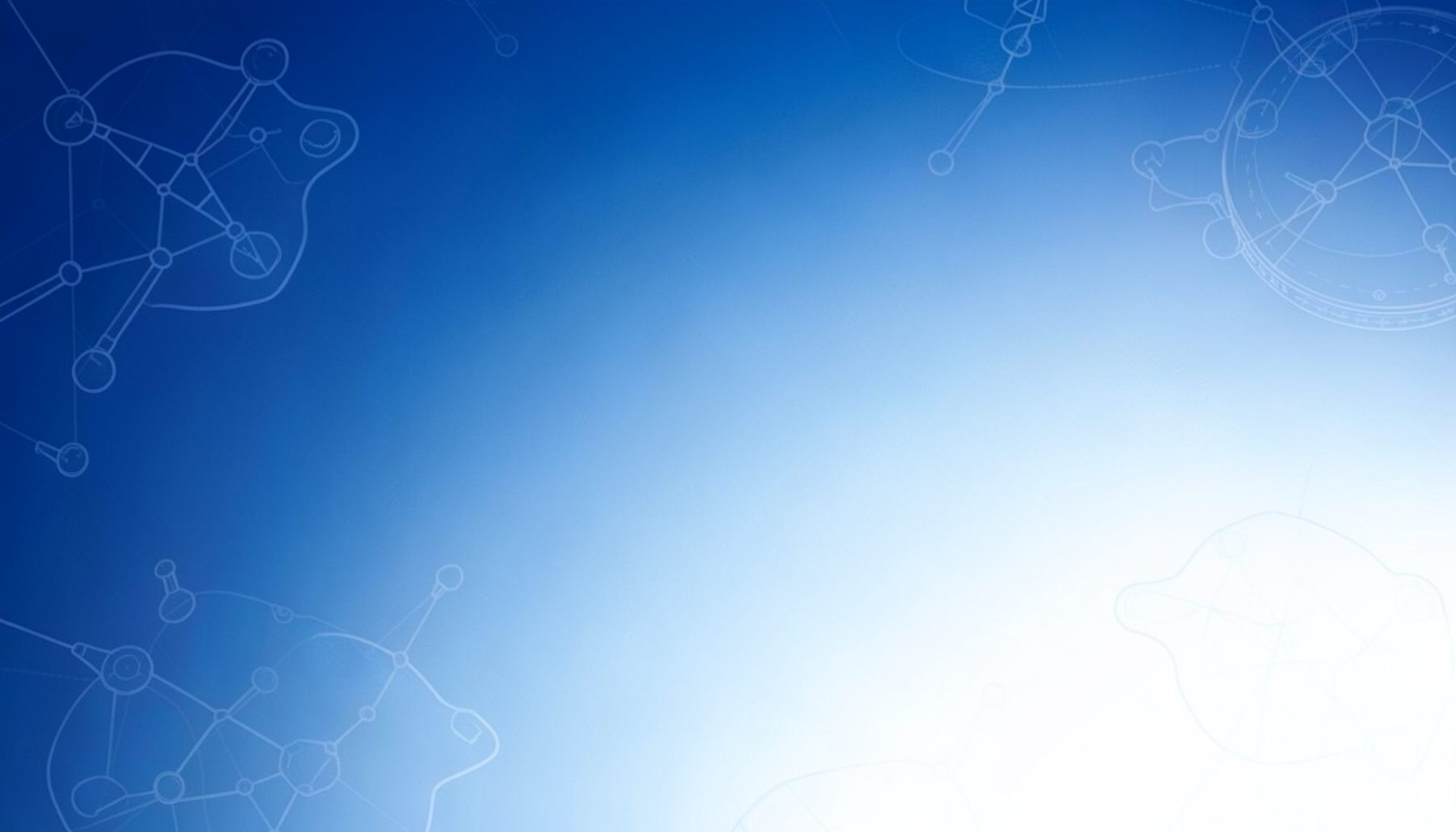 Abstract deep blue and white gradient with soft medical-diagram line motifs, conveying a calm academic atmosphere