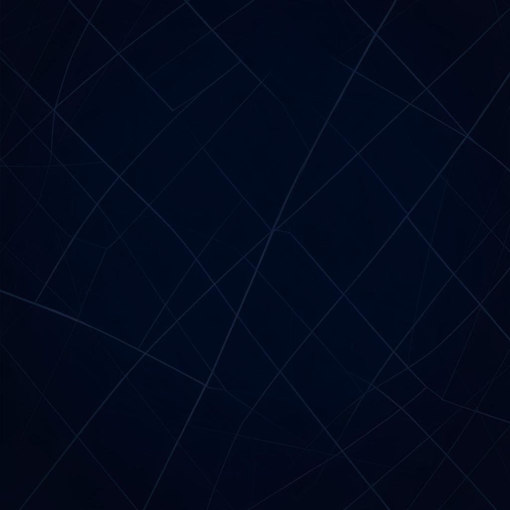 Dark navy abstract background with faint grid lines, clinical research mood